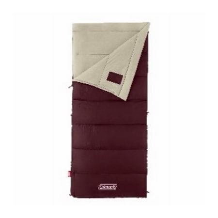 Coleman Sleeping Bag Autumn Glen Burgundy 2-in H X 33-in W X 75-in L Burgundy 2149521